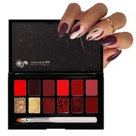Paletka hybridných lakov na nechty MANI KING 18g Ruby Glimmer Hybrid nail Polish Paletka hybridných lakov na nechty MANI KING 18g Ruby Glimmer Hybrid nail Polish