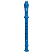 Školská zobcová flauta Goldon, plastová, baroková modrá