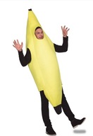 Banánový kostým Banánový prevlek Ovocný kostým M/L Banánový kostým Banánový prevlek Ovocný kostým M/L