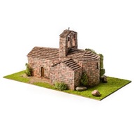 Stavebnica 3D modelov tehlového domu - Kláštorný kostol Sant Pere d'Auira