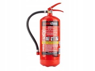 ABC 6kg práškový hasiaci prístroj s tlakomerom