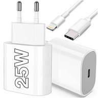 RÝCHLA NABÍJAČKA PRE IPHONE CUB 25W + 1M KÁBEL / USB-C - OSVETLENIE IPHONE RÝCHLA NABÍJAČKA PRE IPHONE CUB 25W + 1M KÁBEL / USB-C - OSVETLENIE IPHONE