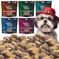 POMÔCKY PRE PSOV súprava pamlskov MIX CHUTÍ cvičky DOLINA NOTECI 5x130g POMÔCKY PRE PSOV súprava pamlskov MIX CHUTÍ cvičky DOLINA NOTECI 5x130g
