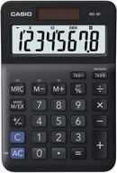 Casio MS-8F kancelárska kalkulačka, 8-miestna, 103x147x28,8mm, čierna