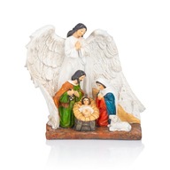 Krásny ANJEL STRÁŽNY + sv. Rodinný betlehem DARČEK na Vianoce