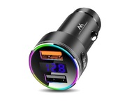 RÝCHLA Autonabíjačka s voltmetrom 2xUSB RÝCHLA Autonabíjačka s voltmetrom 2xUSB
