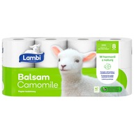 LAMBI Balsam Camomile toaletný papier 3 war 8x150 LAMBI Balsam Camomile toaletný papier 3 war 8x150