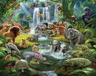 3D fototapeta JUNGLE džungľa pre deti 235x305cm 3D fototapeta JUNGLE džungľa pre deti 235x305cm