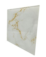 dRim panel ventilátora z bieleho zlata mramorového skla