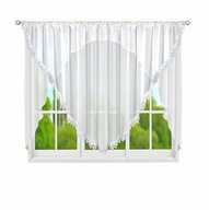 Hotový záves z voálu so závesmi guipure 150x400 Hotový záves z voálu so závesmi guipure 150x400