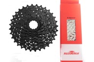 Sada kaziet 8 rýchlostná Sunrace CSM55 11-34 + CNM84 sr Sada kaziet 8 rýchlostná Sunrace CSM55 11-34 + CNM84 sr