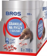 Granule pre myši a potkany Bros 1kg (5 x 200 g)
