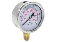 HYDRAULICKÝ MANOMETER HODINY 63mm 0-60 Bar 1/4 HYDRAULICKÝ MANOMETER HODINY 63mm 0-60 Bar 1/4