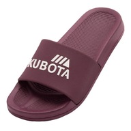 UNISEX BAZÉNOVÉ FLOPS KUBOTA, gumené, bordové, protišmykové 43 UNISEX BAZÉNOVÉ FLOPS KUBOTA, gumené, bordové, protišmykové 43