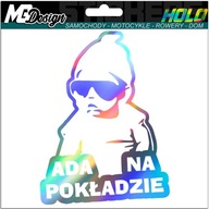 Nálepka ADA IN THE CAR HOLOGRAFICKÁ nálepka do auta Nálepka ADA IN THE CAR HOLOGRAFICKÁ nálepka do auta