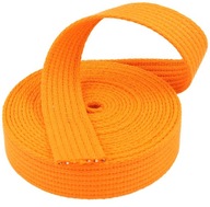 Bavlnená páska na popruhy 30 mm Oranžový popruh