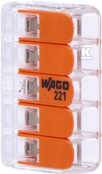 Wago 221-415 rýchlospojky 0,2-4 mm2 10 ks. Wago 221-415 rýchlospojky 0,2-4 mm2 10 ks.