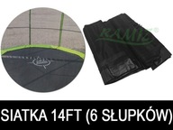 SkyRamiz Black ochranná sieť na záhradnú trampolínu 427cm/14FT 6 tunelov SkyRamiz Black ochranná sieť na záhradnú trampolínu 427cm/14FT 6 tunelov