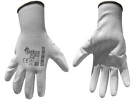 Ochranné rukavice GEKO veľkosť 9 /biele/ G73542