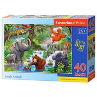 PUZZLE MAXI darčekové puzzle z džungle pre 4-ročné dieťa PUZZLE MAXI darčekové puzzle z džungle pre 4-ročné dieťa