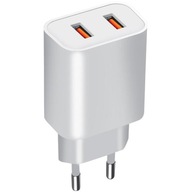 RÝCHLA 2xUSB 3,4A 18W nabíjačka do dvojitej steny RÝCHLA 2xUSB 3,4A 18W nabíjačka do dvojitej steny