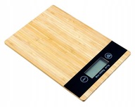 KUCHYNSKÁ VÁHA, bambusová, elektronická, do 5 kg, LCD KUCHYNSKÁ VÁHA, bambusová, elektronická, do 5 kg, LCD
