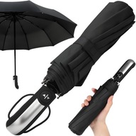 PEVNÝ DÁŽDNIK SKLADACÍ DÁŽDNIK AUTOMATICKÝ UNISEX 10 DRÔT + KRYT PEVNÝ DÁŽDNIK SKLADACÍ DÁŽDNIK AUTOMATICKÝ UNISEX 10 DRÔT + KRYT