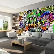 Farebná graffiti nástenná maľba 400x280