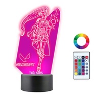3D LED nočná lampa VALORANT Sage Gravírovanie Názov 3D LED nočná lampa VALORANT Sage Gravírovanie Názov