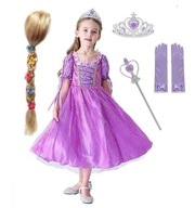 SADA ŠATY Rapunzel DOPLNKY + Parochňa 146/152 SADA ŠATY Rapunzel DOPLNKY + Parochňa 146/152