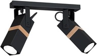 REFLEKTOR STROPNÉHO SVIETIDLA 2X8W ČIERNA DREVENÁ REFLEKTOR STROPNÉHO SVIETIDLA 2X8W ČIERNA DREVENÁ