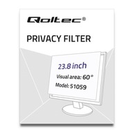 Qoltec GDPR privatizačný filter 23,8