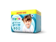 PAMPERSY LUPILU SOFT & DRY 5 JUNIOR 88 KS JUMBO