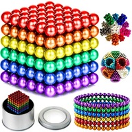 GULIČKY MAGNETICKÉ BLOKY 216ks 5mm DÚHOVÁ KRABIČKA GULIČKY MAGNETICKÉ BLOKY 216ks 5mm DÚHOVÁ KRABIČKA