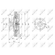 VISKOTOVÁ SPOJKA K2700 PREGIO PREGIO 95-04