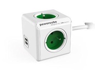 allocacoc PowerCube Extended USB predlžovací kábel 2402GN/FREUPC 1,5m farebný allocacoc PowerCube Extended USB predlžovací kábel 2402GN/FREUPC 1,5m farebný