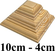 Baldachýny na drevený stĺpik Pyramída typ 10cm - 4cm