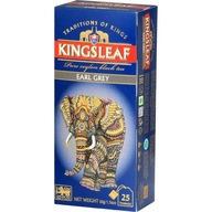 KINGSLEAF čierny čaj EARL GREY vrecúška 25 ks