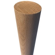 BUKOVÝ KOLÍK Drevená lišta 50 cm, buk priemer 50 mm