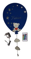 BALÓNOVÁ LAMPA s názvom MEDVEĎ, farby na výber, nočné LED sieťové diaľkové ovládanie BALÓNOVÁ LAMPA s názvom MEDVEĎ, farby na výber, nočné LED sieťové diaľkové ovládanie