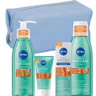 NIVEA Derma Clear Facial Cleansing Set Kozmetická taštička NIVEA Derma Clear Facial Cleansing Set Kozmetická taštička