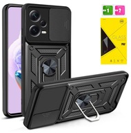 Armored Back Case COVER + GLASS pre Xiaomi Redmi Note 12 Pro Plus 5G