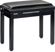 Klavírna lavica Stagg PB39, čierny lesk, umelá koža