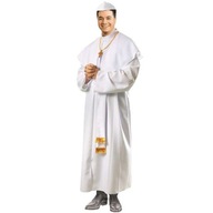 Oblečenie POPE biela pápežská sutana PRIEST uniwersa