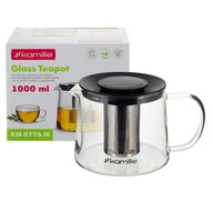 Sklenený džbán Kávový bylinkový čaj Infuser 1000 ml KAMILLE Sklenený džbán Kávový bylinkový čaj Infuser 1000 ml KAMILLE
