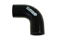 SILIKÓNOVÉ KOLENO 90ST TURBOWORKS ČIERNA 80MM SILIKÓNOVÉ KOLENO 90ST TURBOWORKS ČIERNA 80MM
