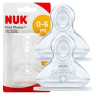 NUK PRVÝ VOĽBA SIL 0-6 S CUVNÍK NA FĽAŠU 2KS NUK PRVÝ VOĽBA SIL 0-6 S CUVNÍK NA FĽAŠU 2KS