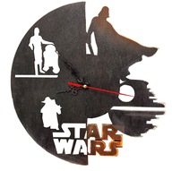 Nástenné hodiny ala Star Wars Yoda Vader darček Nástenné hodiny ala Star Wars Yoda Vader darček