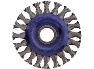 Kotúčová kefa 115x12mm pletený oceľový drôt 0 Kotúčová kefa 115x12mm pletený oceľový drôt 0