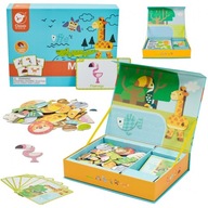 MAGNETICKÁ DOSKA PUZZLE ZVIERATÁ DARČEK PAMÄŤ PUZZLE MAGNETICKÁ DOSKA PUZZLE ZVIERATÁ DARČEK PAMÄŤ PUZZLE